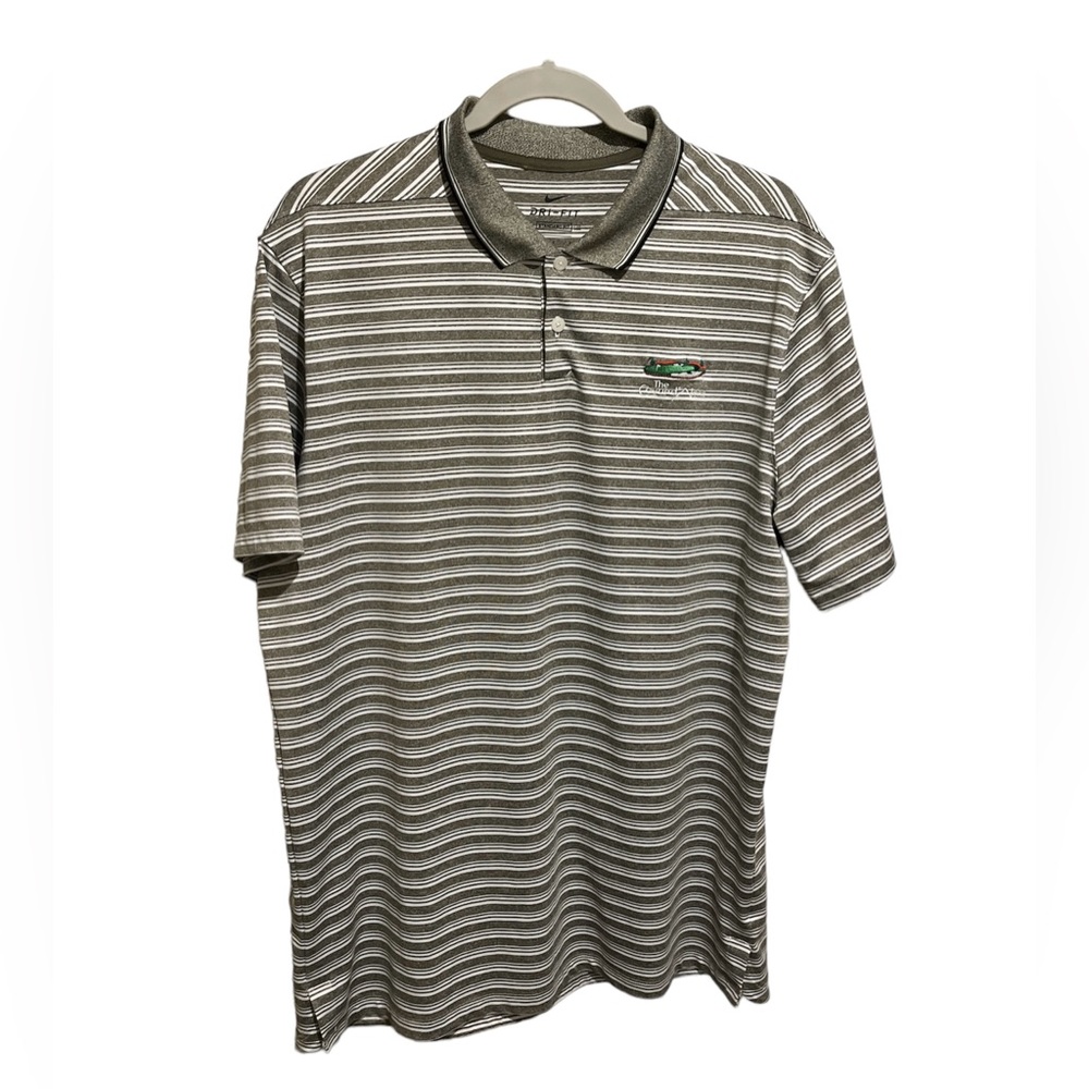 Nike Dri-Fit Men’s‎ Large Standard Fit Striped Polo Shirt The Coeur d’Alene EUC